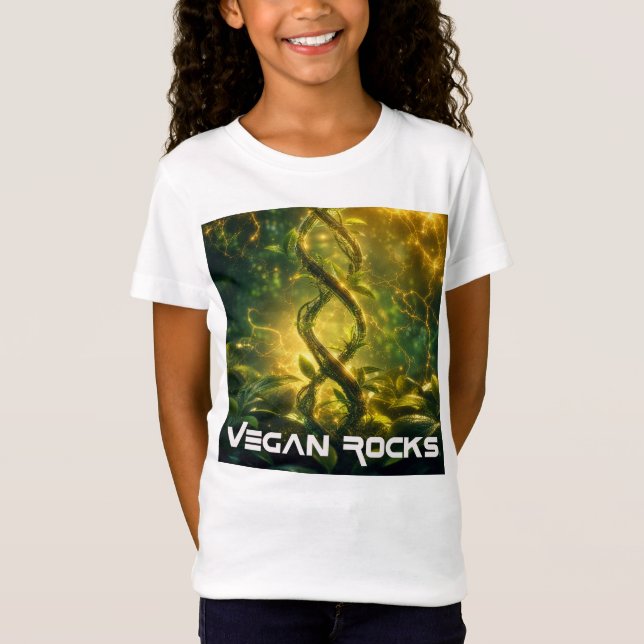 CAMISETA VEGAN ROCKS (Anverso)