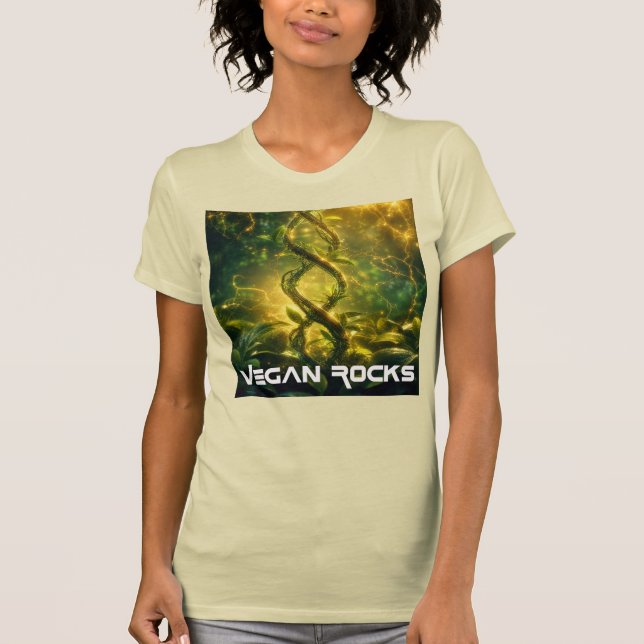 CAMISETA VEGAN ROCKS (Anverso)