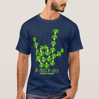 Camiseta Vegan Rocks Sign Of Horns With Broccoli gift