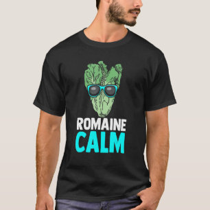 Camiseta Vegan Romaine Calm Lettuce Plantas de alimentos co
