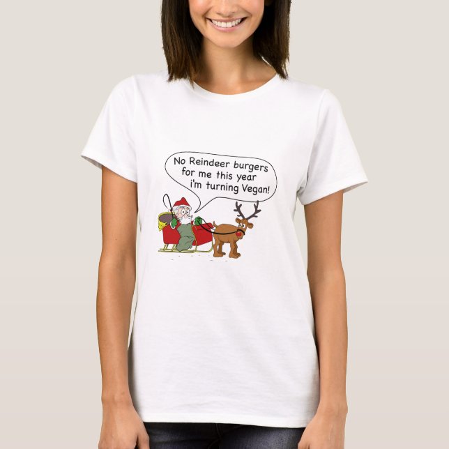 Camiseta Vegan Santa (Anverso)