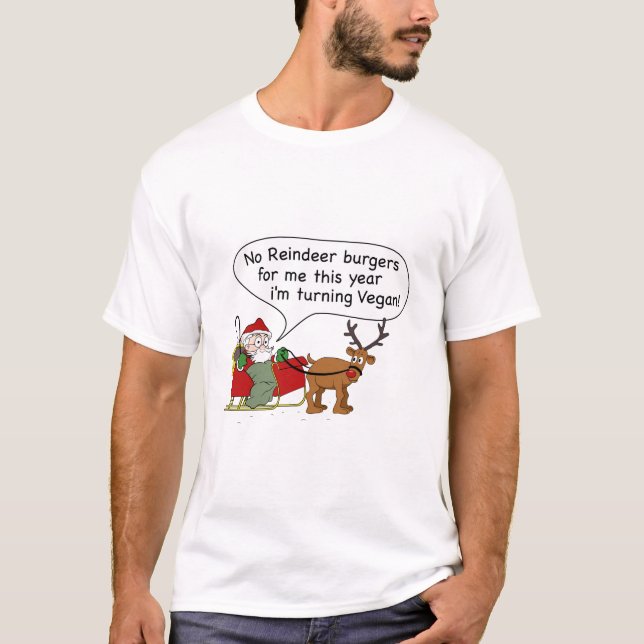 Camiseta Vegan Santa (Anverso)