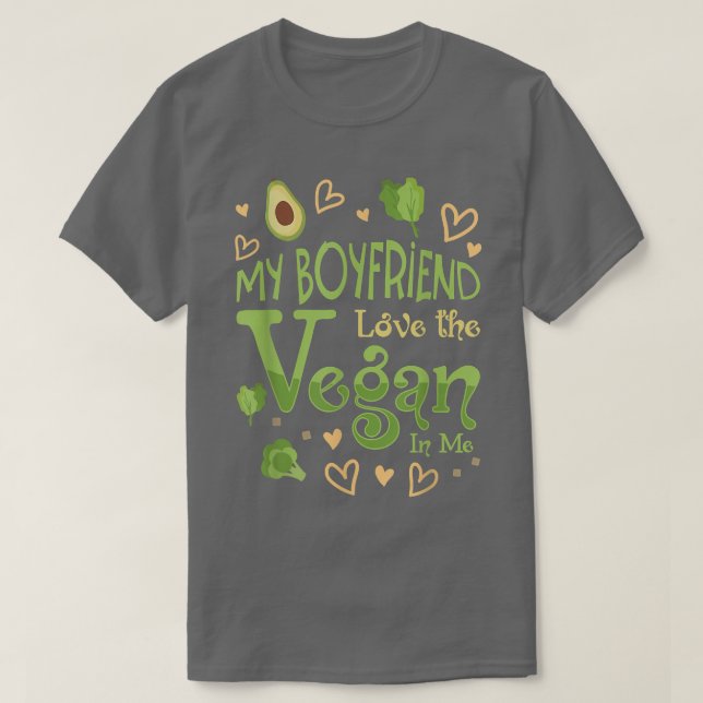 Camiseta Vegan Soy Aguacate Broccoli Basado En El Estilo De (Diseño del anverso)
