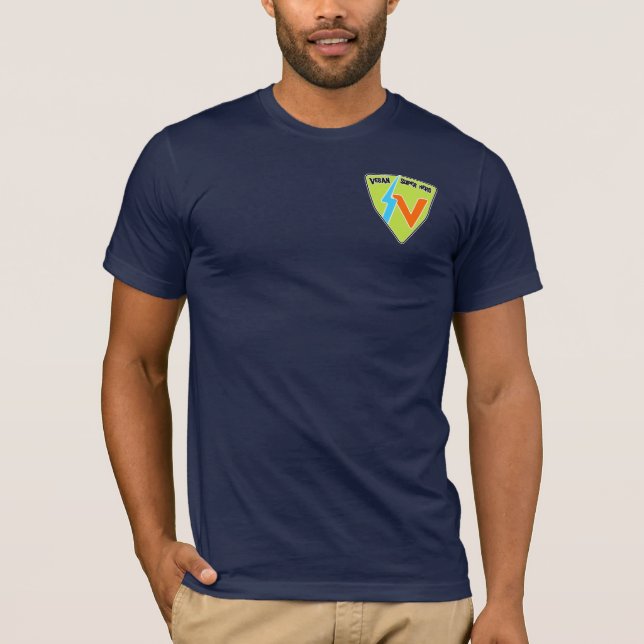 Camiseta Vegan Super Hero (Anverso)