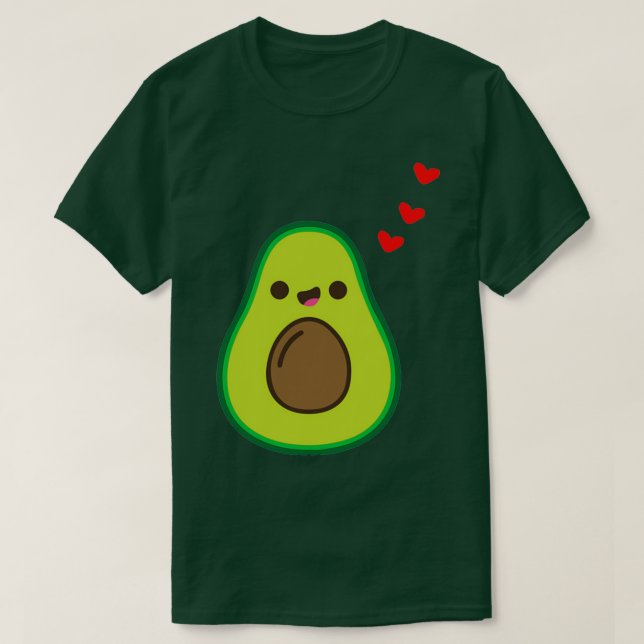 Camiseta Vegan T Clas de Camisas de aguacate (Diseño del anverso)