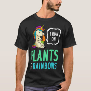 Camiseta Vegan Unicorn Gift Veggie Vegetable Planta