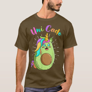 Camiseta Vegan Unicorn Unicado Aguacate