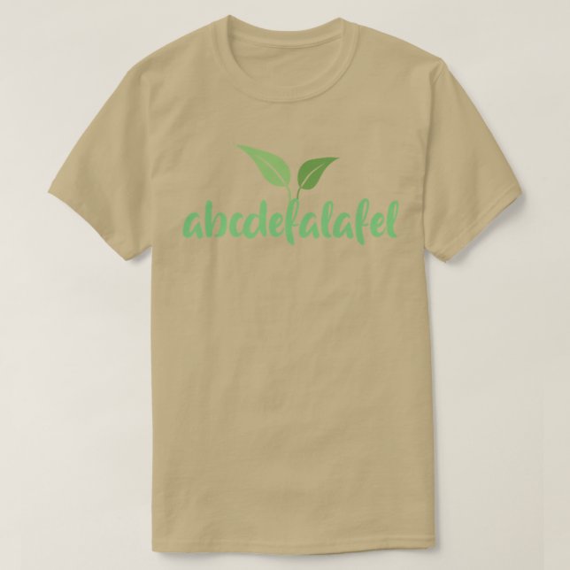 Camiseta Vegan Vegan Animal Safety Vegetarian Falafel (Diseño del anverso)