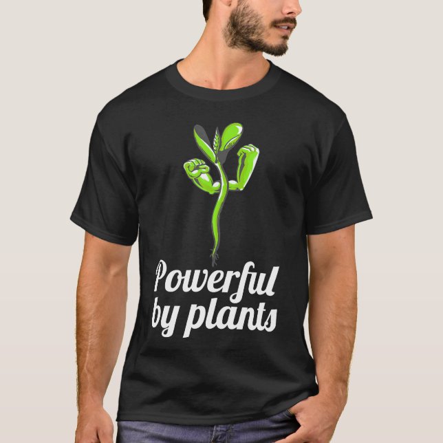 Camiseta Vegan vegan crudo de camisas de los microverdes br (Anverso)