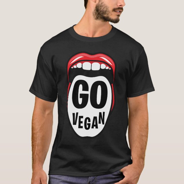 Camiseta Vegan, Veganism Veggie Vegetarian Sin Carne (Anverso)