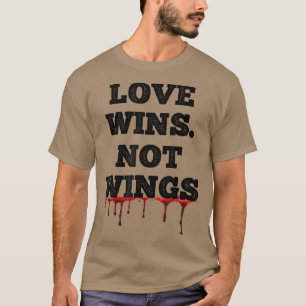 Camiseta Vegan Vegetarian Organic Vegan amor gana no alas