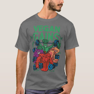 Camiseta Vegan Vegetarian Paprika Bodybuilding Brokkoli Car