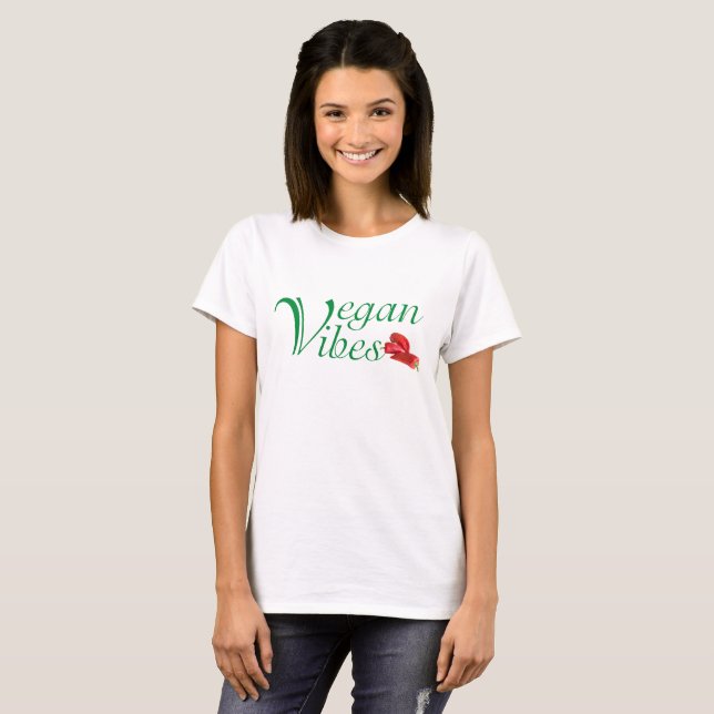 Camiseta Vegan vibes (Anverso completo)