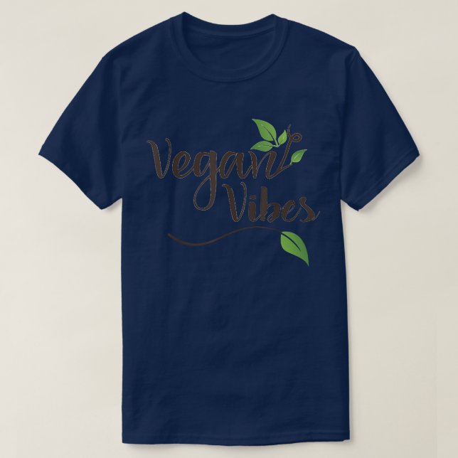Camiseta Vegan Vibes T Tee Los Derechos De Los Animales Veg (Diseño del anverso)