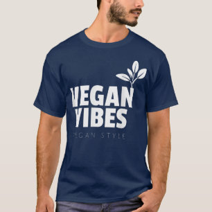 Camiseta Vegan Vibes Veganism Vegetarian Activist Planta Ba