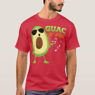 Camiseta Vegan Vocado vegetariano diciendo Guac y Roll Guac