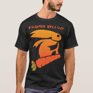 Camiseta Vegan Witch Rabbit Carrot Animal Rights