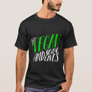 Camiseta Vegan Y Salvan Vidas De Los Derechos De Los Animal