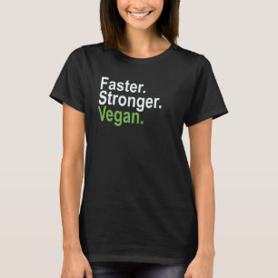 Camiseta vegana más rápida y fuerte para dieta bas