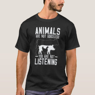Camiseta Veganismo Derechos Animales Planta Vegetariano