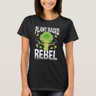 Camiseta Veganismo rebelde basado en plantas