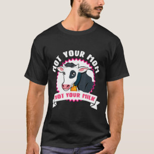 Camiseta Veganismo Vegan Cow Leche Libre
