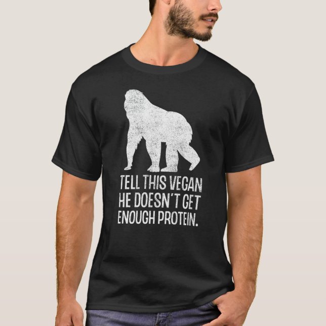 Camiseta Veganismo vegetariano Vegan Protein Derechos de lo (Anverso)