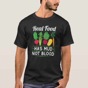 Camiseta Veganismo Vegetariano Vegano Verdura Lodo No Sangr