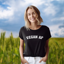 Camiseta Vegano AF minimalista
