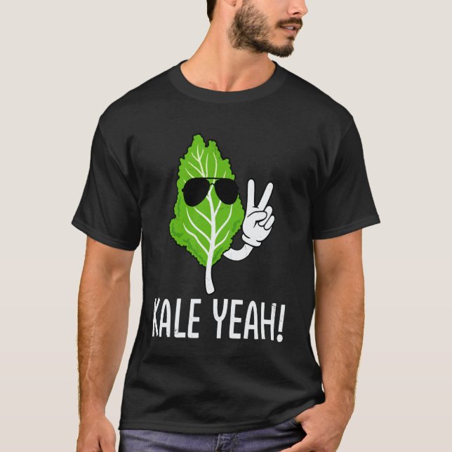 Camiseta Vegano - Col rizada genial (Anverso)