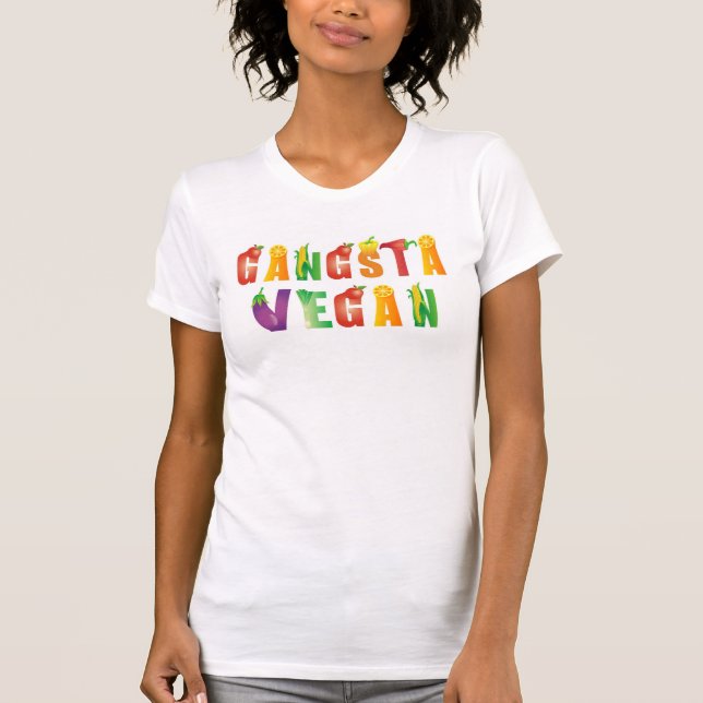 Camiseta Vegano de Gangsta (Anverso)