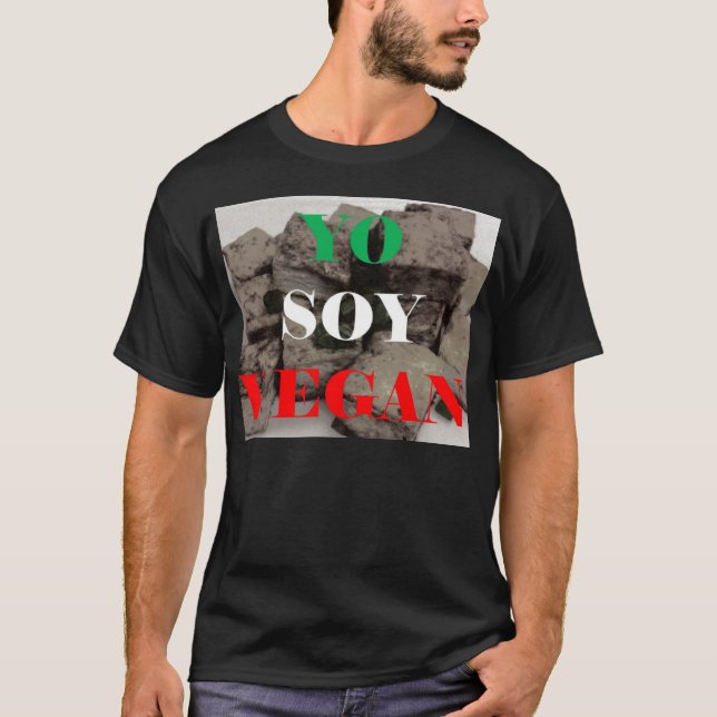 Camiseta Vegano de la soja de Yo (Anverso)