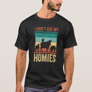 Camiseta Vegano Divertido No Comiendo Premium