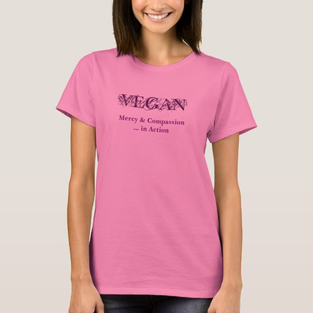 Camiseta VEGANO en la ACCIÓN (Anverso)