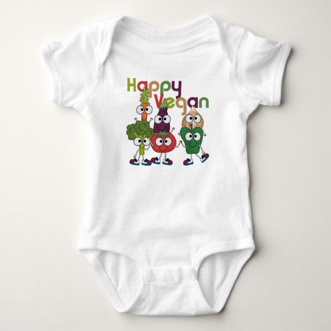Camiseta Vegano feliz (Anverso)