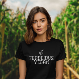 Camiseta Vegano Feroz Simple