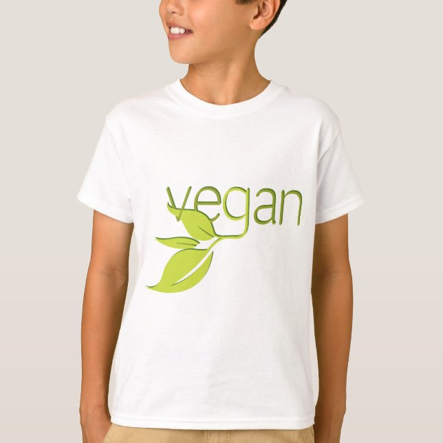 Camiseta Vegano frondoso (Anverso)