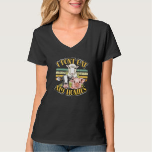 Camiseta Vegano Granjero Jardinero No Me Como A La Vaca Cer
