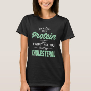 Camiseta Vegano No Me Preguntes Sobre Mi Proteína Lindo Fu