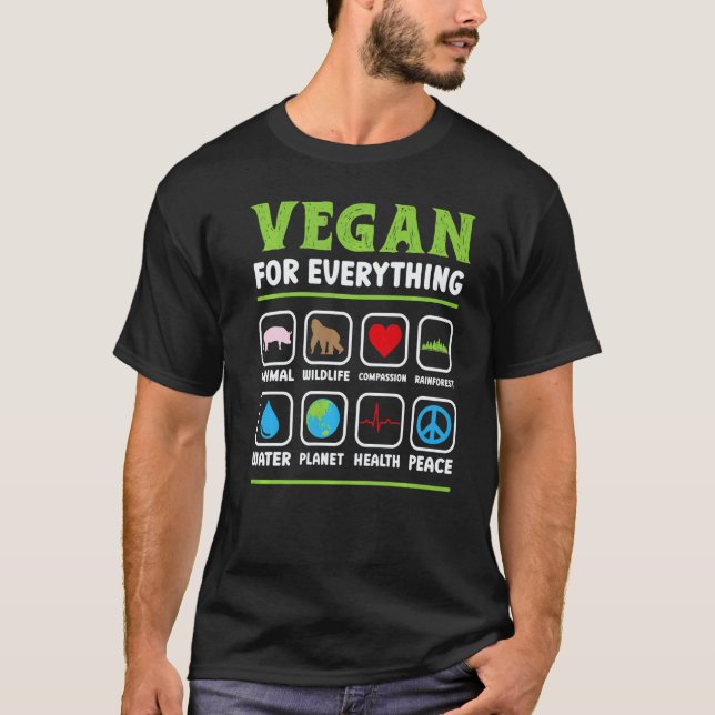 Camiseta Vegano Para Todo (Anverso)