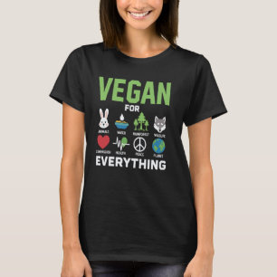 Camiseta Vegano Para Todo Animales Planeta Salud Vegetar