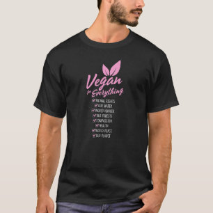 Camiseta Vegano Por Todo Derechos Animales Cambio Climático