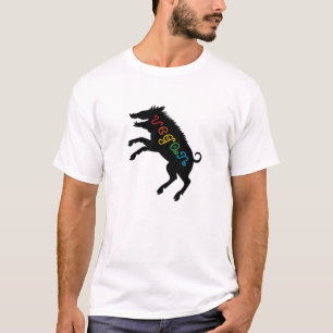 Camiseta Vegano que salta el verraco