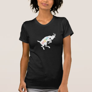 Camiseta Vegano que salta la cabra