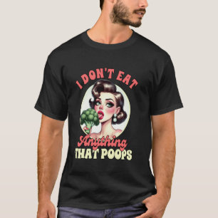 Camiseta Vegano Vegetariano Brócoli No Como Nada Que