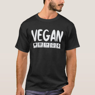 Camiseta Vegano Vegetariano Me Encantan Las Verduras Verdur
