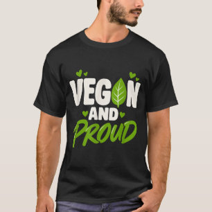 Camiseta Vegano y orgulloso estilo de vida vegano basado en