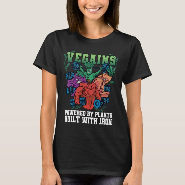 Camiseta Veganos alimentados (Anverso)