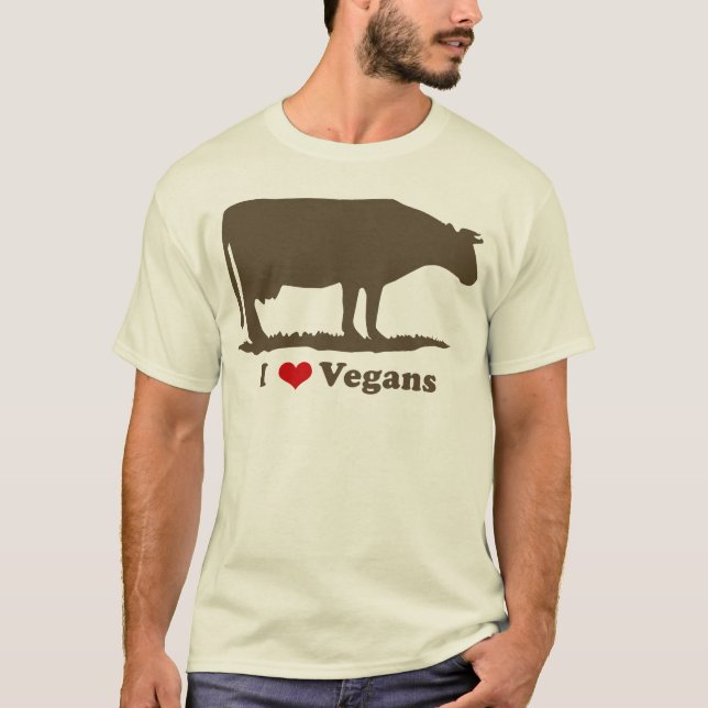 Camiseta Veganos del corazón I (Anverso)