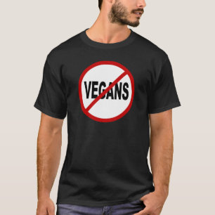 Camiseta Veganos del odio Vegans/No no prohibidos la